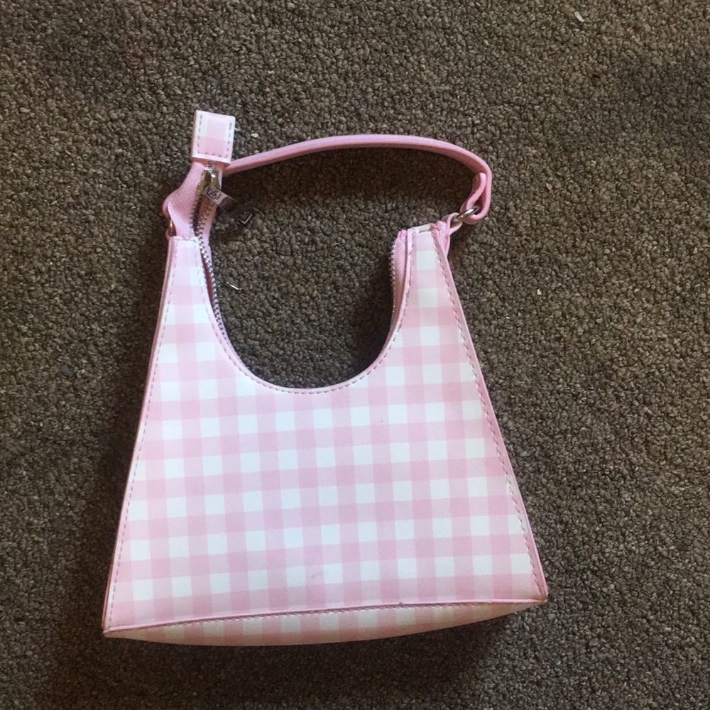 Pink purse checkered